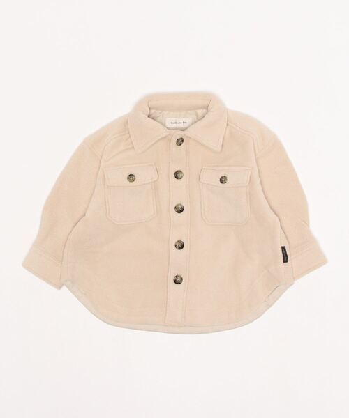 quoti use fith（クゥオティ　ユース　フィス）の「イージーウォーム 長袖 オーバーシャツ（シャツ/ブラウス・キッズ・ブルー/ブラウン/アイボリー/チャコールグレー・100/90/110/130/120/80）」の13枚目の写真