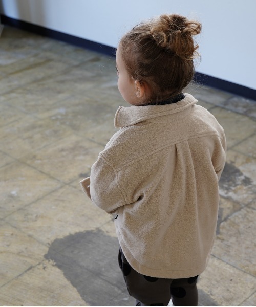 quoti use fith（クゥオティ　ユース　フィス）の「イージーウォーム 長袖 オーバーシャツ（シャツ/ブラウス・キッズ・ブルー/ブラウン/アイボリー/チャコールグレー・100/90/110/130/120/80）」の21枚目の写真