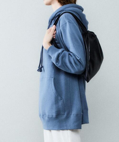 CONVERSE TOKYO（コンバーストウキョウ）の「ボンサック巾着バッグ（バックパック/リュック・レディース・ブラック/ホワイト・FREE）」の8枚目の写真