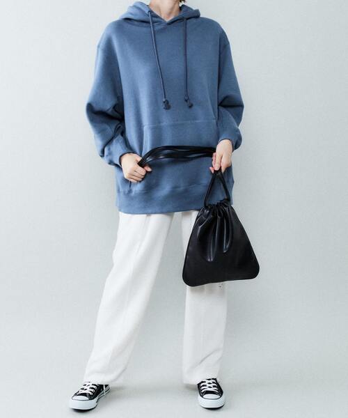 CONVERSE TOKYO（コンバーストウキョウ）の「ボンサック巾着バッグ（バックパック/リュック・レディース・ブラック/ホワイト・FREE）」の21枚目の写真