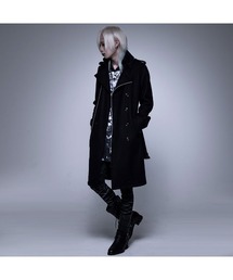 新品CIVARIZE シヴァーライズ青薔薇羽 ナポレオンロングトレンチ
