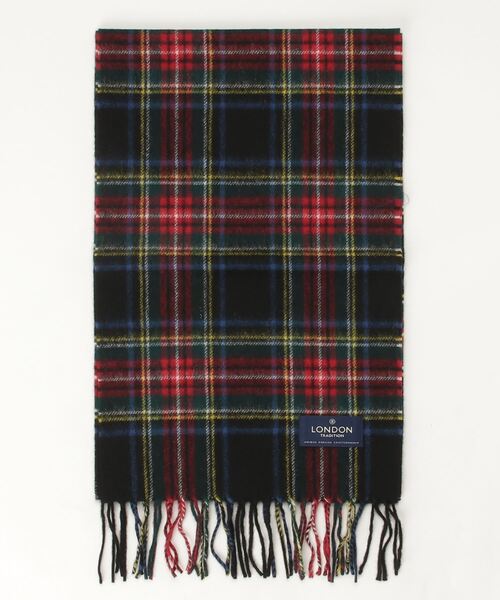 LONDON TRADITION（ロンドントラディション）の「【London Tradition】トラディショナルブリティッシュメリノウールマフラー（マフラー・レディース・ネイビー/その他2/マルチ/その他3/ブラック・FREE）」の4枚目の写真