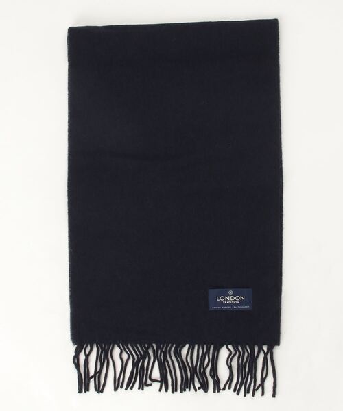LONDON TRADITION（ロンドントラディション）の「【London Tradition】トラディショナルブリティッシュメリノウールマフラー（マフラー・レディース・ネイビー/その他2/マルチ/その他3/ブラック・FREE）」の3枚目の写真