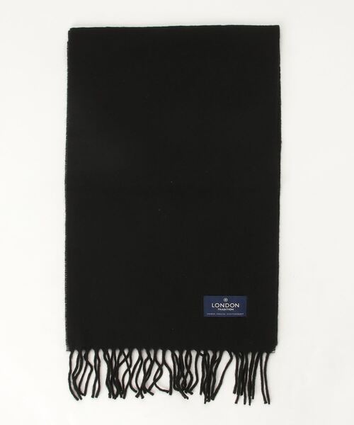 LONDON TRADITION（ロンドントラディション）の「【London Tradition】トラディショナルブリティッシュメリノウールマフラー（マフラー・レディース・ネイビー/その他2/マルチ/その他3/ブラック・FREE）」の2枚目の写真
