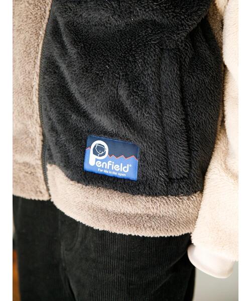 koe（コエ）の「Penfieldシャギーボアスタンドブルゾン*（ブルゾン・レディース・ブラウン/ブラック/A・L/M）」の13枚目の写真