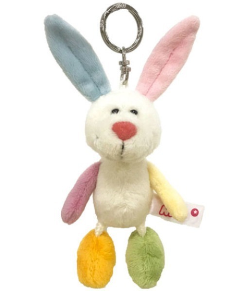 BIRTHDAY BAR（バースデイバー）の「【NICI ニキ】レインボー ベア ・ ラビット 10cm キーホルダー（キーホルダー・レディース・その他1/その他2・フリー）」の2枚目の写真