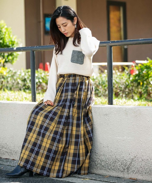 HARRIS TWEED(ハリスツイード)の「ハリスツイードポケット付き畦編みプルオーバー(ニット/セーター・メンズ・ブラウン/ネイビー/オフホワイト/グレー・MEDIUM/LARGE)」の11枚目の写真