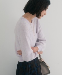 ANAYI（アナイ）の「モヘヤスパンコール天竺 プルオーバー