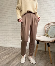Chiaro | 裏起毛 美脚テーパードパンツ(その他パンツ)