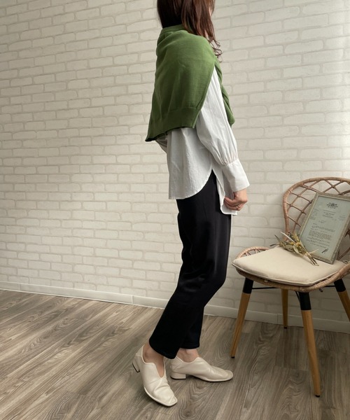 Chiaro（キアロ）の「裏起毛 美脚テーパードパンツ（その他パンツ・レディース・ブラック/ベージュ/モカ・M/L）」の5枚目の写真