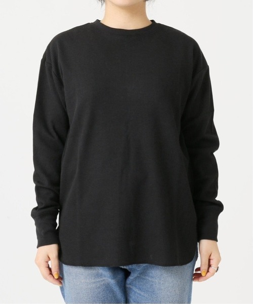 JOURNAL STANDARD relume(ジャーナルスタンダード レリューム)の「TCワッフルロングスリーブTシャツ◆(Tシャツ/カットソー・レディース・ブラック/グレー/ナチュラル・FREE)」の18枚目の写真