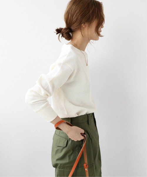 JOURNAL STANDARD relume(ジャーナルスタンダード レリューム)の「TCワッフルロングスリーブTシャツ◆(Tシャツ/カットソー・レディース・ブラック/グレー/ナチュラル・FREE)」の20枚目の写真