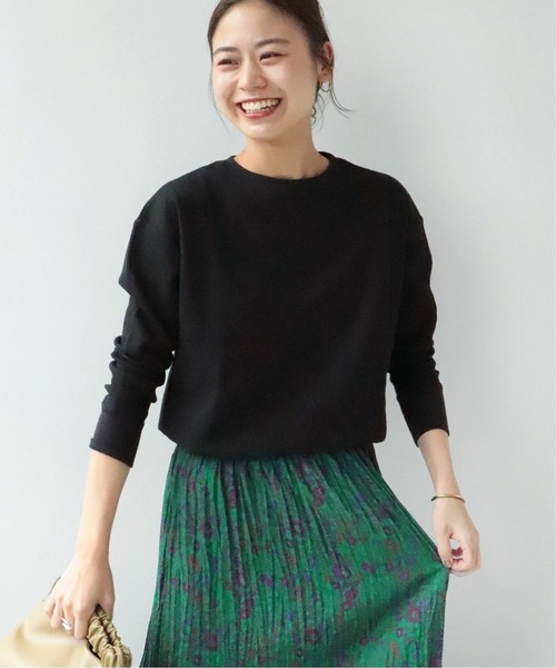 JOURNAL STANDARD relume(ジャーナルスタンダード レリューム)の「TCワッフルロングスリーブTシャツ◆(Tシャツ/カットソー・レディース・ブラック/グレー/ナチュラル・FREE)」の11枚目の写真