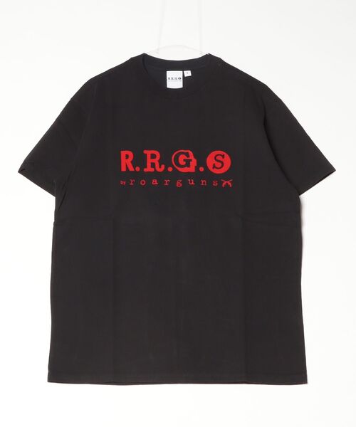 R.R.G.S(アールアールジーエス)の「RRGS LOGO T-SHIRTS(Tシャツ/カットソー・メンズ・ホワイト/ブラック/サックスブルー/ピンク・LARGE/X-LARGE/MEDIUM)」の2枚目の写真