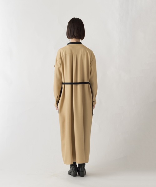 La SRIC（ラスリック）の「La SRIC / レースヨークOP（ワンピース・レディース・グレー/キャメル・38）」の20枚目の写真