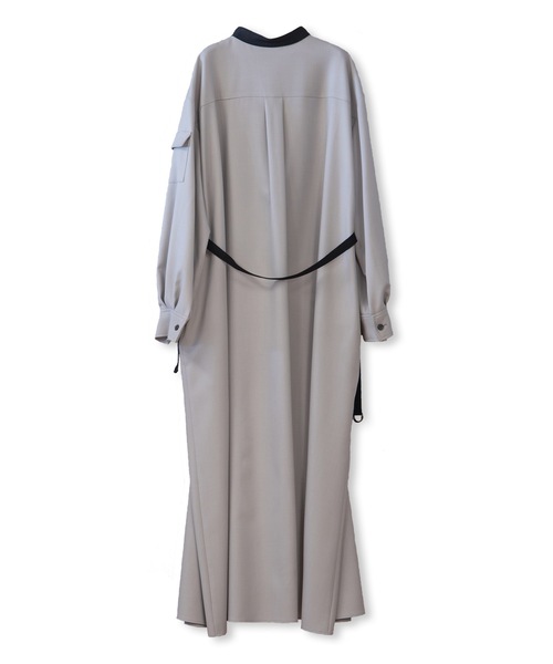 La SRIC（ラスリック）の「La SRIC / レースヨークOP（ワンピース・レディース・グレー/キャメル・38）」の10枚目の写真