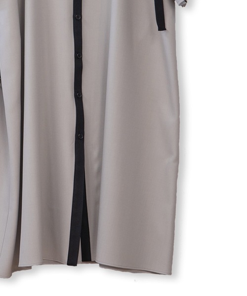 La SRIC（ラスリック）の「La SRIC / レースヨークOP（ワンピース・レディース・グレー/キャメル・38）」の13枚目の写真