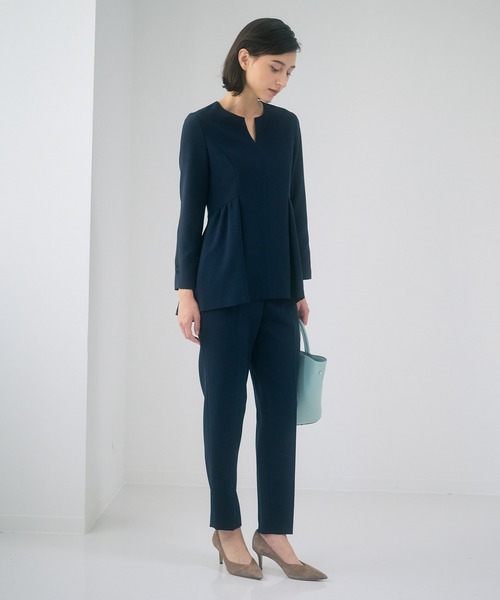 ANAYI(アナイ)の「ストレッチクロステーパード パンツ(その他パンツ・レディース・ミント/ライトグレー/ネイビー・36/38/34)」の18枚目の写真