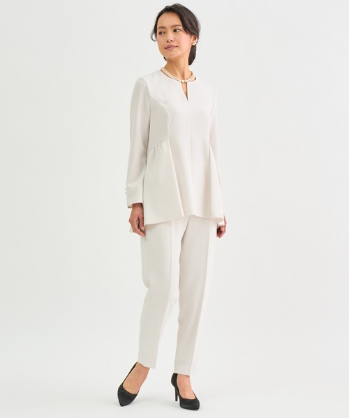 ANAYI(アナイ)の「ストレッチクロステーパード パンツ(その他パンツ・レディース・ミント/ライトグレー/ネイビー・36/38/34)」の9枚目の写真