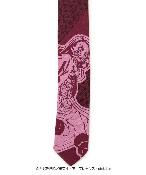 Perfect Suit FActory（パーフェクトスーツファクトリー）の「鬼滅の刃 コラボネクタイ 禰豆子（ネクタイ・メンズ・ワイン・FREE）」の6枚目の写真