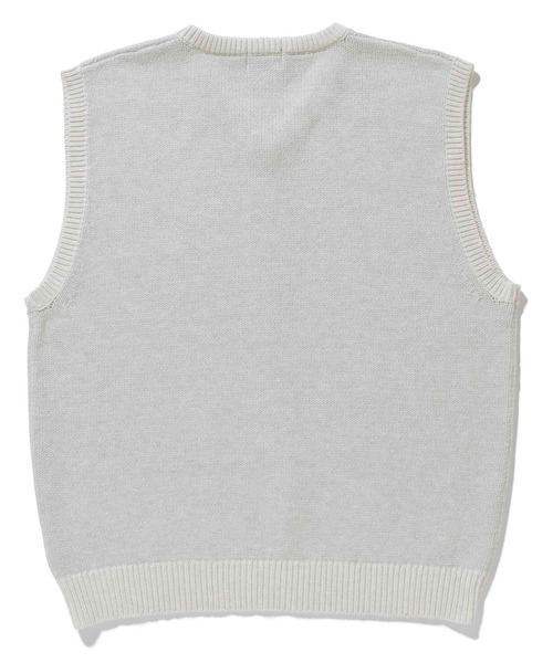 XLARGE（エクストララージ）の「2TONE KNIT VEST（ニット/セーター・メンズ・ブラック/ネイビー/アッシュ・M/L/XL/S）」の7枚目の写真