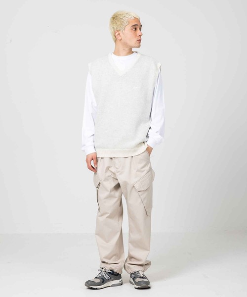 XLARGE（エクストララージ）の「2TONE KNIT VEST（ニット/セーター・メンズ・ブラック/ネイビー/アッシュ・M/L/XL/S）」の12枚目の写真