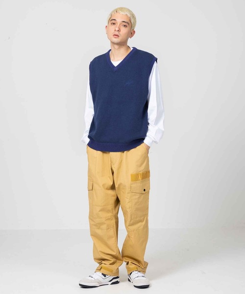 XLARGE（エクストララージ）の「2TONE KNIT VEST（ニット/セーター・メンズ・ブラック/ネイビー/アッシュ・M/L/XL/S）」の13枚目の写真