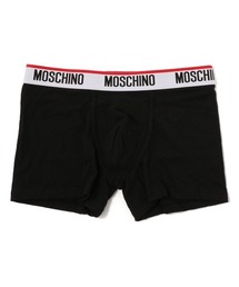 関税込 MOSCHINO underwear ショートパンツ ウエストロゴ MOSCHINO LOGO BAND SHORTS - BLACK - PureAtlanta.com