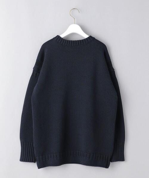 UNITED ARROWS（ユナイテッドアローズ）の「＜UNITED ARROWS＞C/PE アンカーモチーフ ニット G（ニット/セーター・レディース・ネイビー/オフホワイト・FREE）」の11枚目の写真
