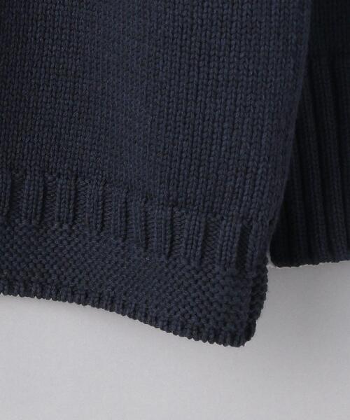 UNITED ARROWS（ユナイテッドアローズ）の「＜UNITED ARROWS＞C/PE アンカーモチーフ ニット G（ニット/セーター・レディース・ネイビー/オフホワイト・FREE）」の14枚目の写真