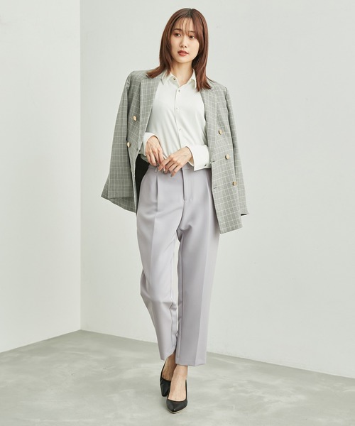 ROPE' PICNIC(ロペピクニック)の「【360°ウルトラストレッチ】セットアップ対応/タックテーパードパンツ【一部店舗限定サイズあり】(その他パンツ・レディース・ブラック/ネイビー/ブルー/ライトグリーン/イエロー系その他3・40/38/36/42/34)」の22枚目の写真