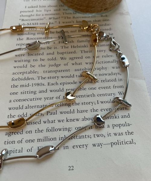 GOLDY（ゴールディ）の「【GOLDY/ゴールディ】MIXパーツネックレス（ネックレス・レディース・シルバー/ゴールド・FREE）」の4枚目の写真