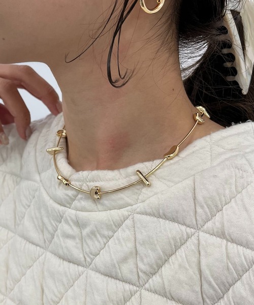 GOLDY（ゴールディ）の「【GOLDY/ゴールディ】MIXパーツネックレス（ネックレス・レディース・シルバー/ゴールド・FREE）」の5枚目の写真