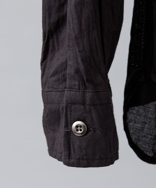 5351 タイプライタービンテージウォッシュ長袖シャツ SHIPS シャツ SHIPS: Wポケット ウォッシュド タイプライター 長袖