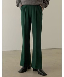 Re:EDIT | [低身長/高身長サイズ有]リサイクルストレッチセミフレアスラックス(スラックス)