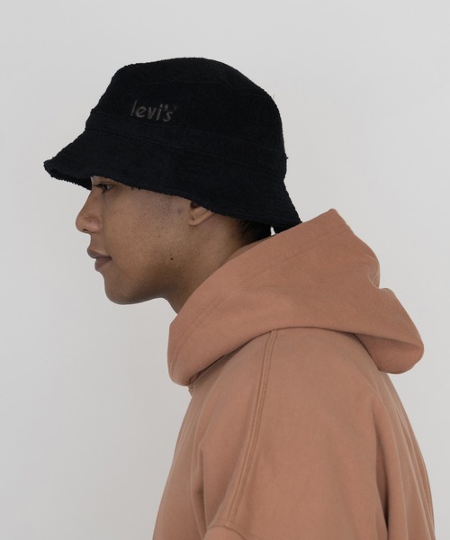 Levi's(リーバイス)の「LEVI’S(R) ACCESSORY POSTER LOGO TERRY バケットハット(ハット・メンズ・ブラック・M)」の12枚目の写真