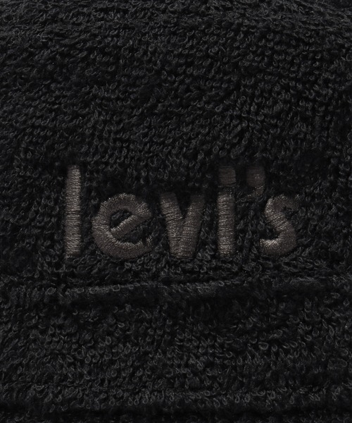 Levi's(リーバイス)の「LEVI’S(R) ACCESSORY POSTER LOGO TERRY バケットハット(ハット・メンズ・ブラック・M)」の4枚目の写真