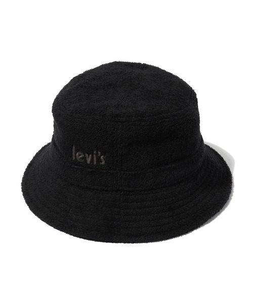 Levi's(リーバイス)の「LEVI’S(R) ACCESSORY POSTER LOGO TERRY バケットハット(ハット・メンズ・ブラック・M)」の8枚目の写真