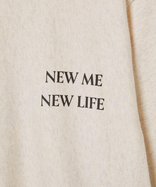 Champion(チャンピオン)の「【Champion for ADAM ET ROPE'】別注10oz RW LOGO SWEAT(スウェット・レディース・オフホワイト/イエロー/ブルー/キナリ・FREE)」の20枚目の写真