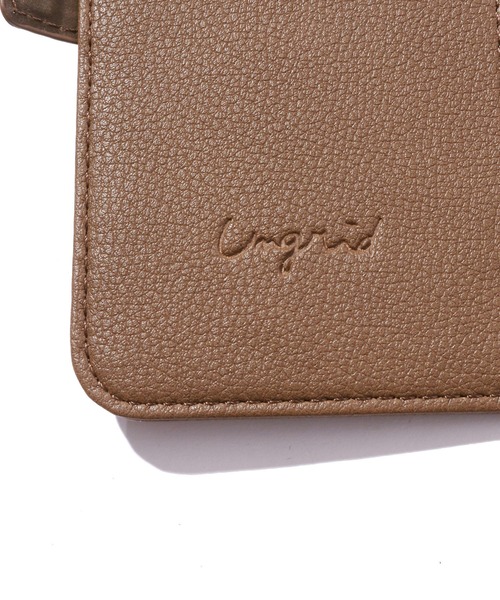 Ungrid（アングリッド）の「Ungrid/アングリッド iPhoneSE 対応 アイフォンケース 手帳型 PUレザー（スマホケース/カバー・レディース・グレイッシュブルー/ブラウン/カーキ・ONE SIZE）」の9枚目の写真