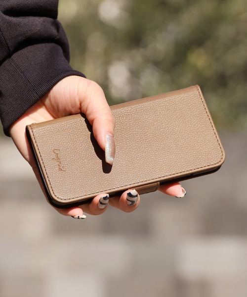 Ungrid（アングリッド）の「Ungrid/アングリッド iPhoneSE 対応 アイフォンケース 手帳型 PUレザー（スマホケース/カバー・レディース・グレイッシュブルー/ブラウン/カーキ・ONE SIZE）」の21枚目の写真