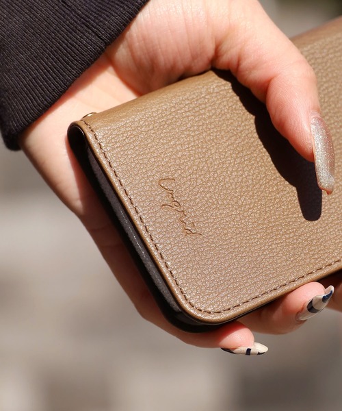 Ungrid（アングリッド）の「Ungrid/アングリッド iPhoneSE 対応 アイフォンケース 手帳型 PUレザー（スマホケース/カバー・レディース・グレイッシュブルー/ブラウン/カーキ・ONE SIZE）」の6枚目の写真