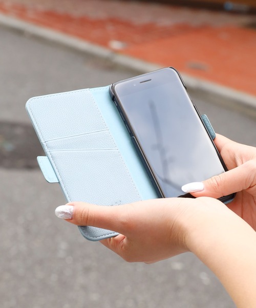 Ungrid（アングリッド）の「Ungrid/アングリッド iPhoneSE 対応 アイフォンケース 手帳型 PUレザー（スマホケース/カバー・レディース・グレイッシュブルー/ブラウン/カーキ・ONE SIZE）」の22枚目の写真