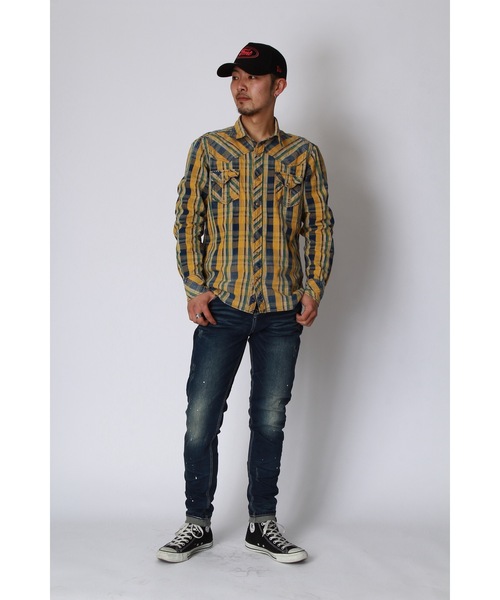 TMT(ティーエムティー)の「HI-STRETCH DENIM 5P SKINNY(VINTAGE)(デニムパンツ・メンズ・インディゴブルー/ライトインディゴブルー・SMALL/MEDIUM/LARGE)」の3枚目の写真