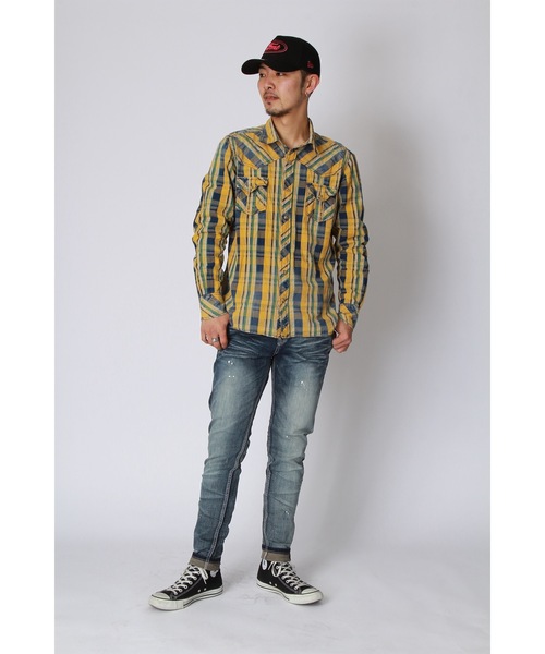 TMT(ティーエムティー)の「HI-STRETCH DENIM 5P SKINNY(VINTAGE)(デニムパンツ・メンズ・インディゴブルー/ライトインディゴブルー・SMALL/MEDIUM/LARGE)」の10枚目の写真