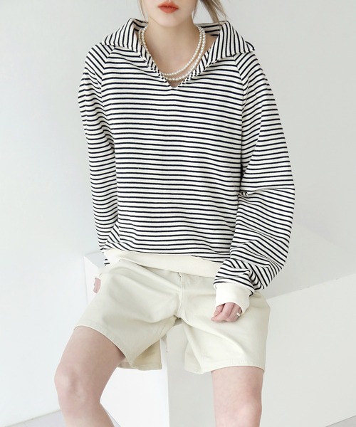 UNE MANSION(ユヌマンション)の「レザーコーティングハーフパンツ(その他パンツ・レディース・ブラック/アイボリー・SMALL/MEDIUM/LARGE)」の8枚目の写真