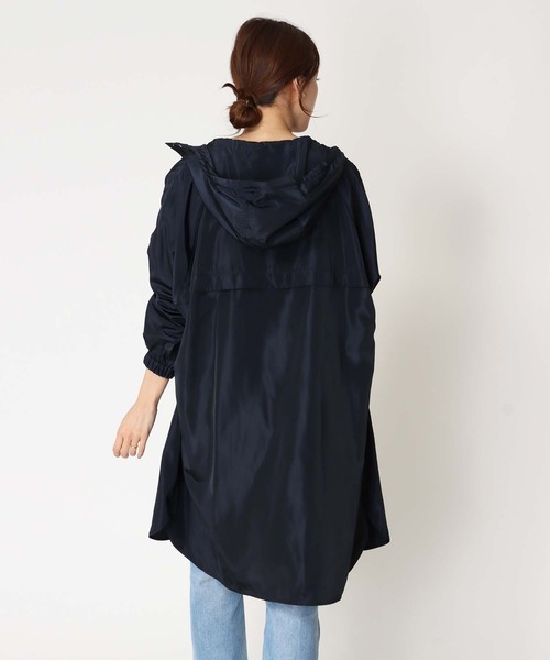 Jines（ジネス）の「エアリーグログラン素材・ポンチョ風マウンテンパーカー（マウンテンパーカー・レディース・ベージュ/ネイビー/カーキ・FREE）」の19枚目の写真