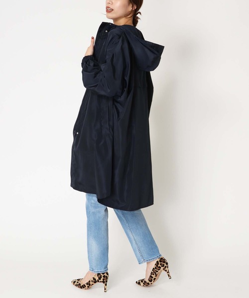 Jines（ジネス）の「エアリーグログラン素材・ポンチョ風マウンテンパーカー（マウンテンパーカー・レディース・ベージュ/ネイビー/カーキ・FREE）」の21枚目の写真