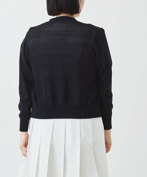 I am I in fact...(アイアムアイインファクト)の「NOODLE 華釦カーディガン(カーディガン/ボレロ・レディース・ホワイト/ブラック/パープル/グレー・FREE)」の5枚目の写真