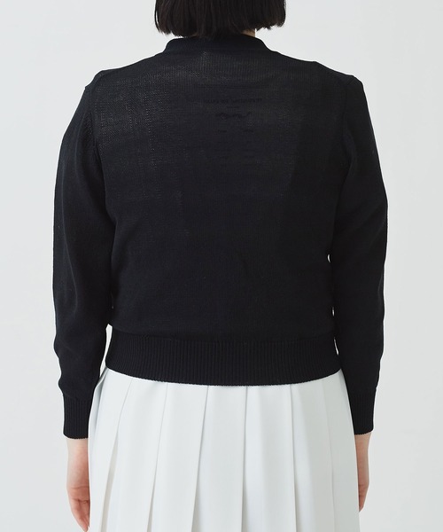 I am I in fact...(アイアムアイインファクト)の「NOODLE 華釦カーディガン(カーディガン/ボレロ・レディース・ホワイト/ブラック/パープル/グレー・FREE)」の10枚目の写真